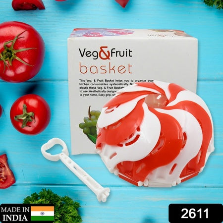 2611 Folding Fruit Basket  Foldable Basket  Fruit Bucket Basket With Hanging Stand  Fruit And Vegetables Basket  Foldable Lotus Shape Basket Tray For Multi-use (1 Pc) - Zidbik