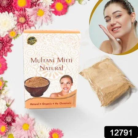 12791 100gram Herbal Tan Removing Multani Mitti Face Pack For Skin Care Age Group - Zidbik