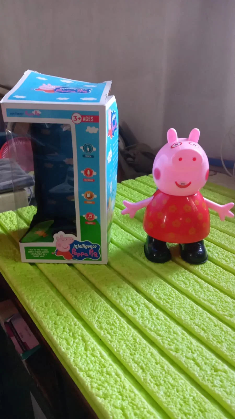 17926 Pig Children Play Toy Pretend Play Toy Fun Gift For Kids Movable Hands Legs Pig Pretend Play Toy Set For Kids Children With Soft Rubber Material (1 Pc Battery Not Included) - Zidbik