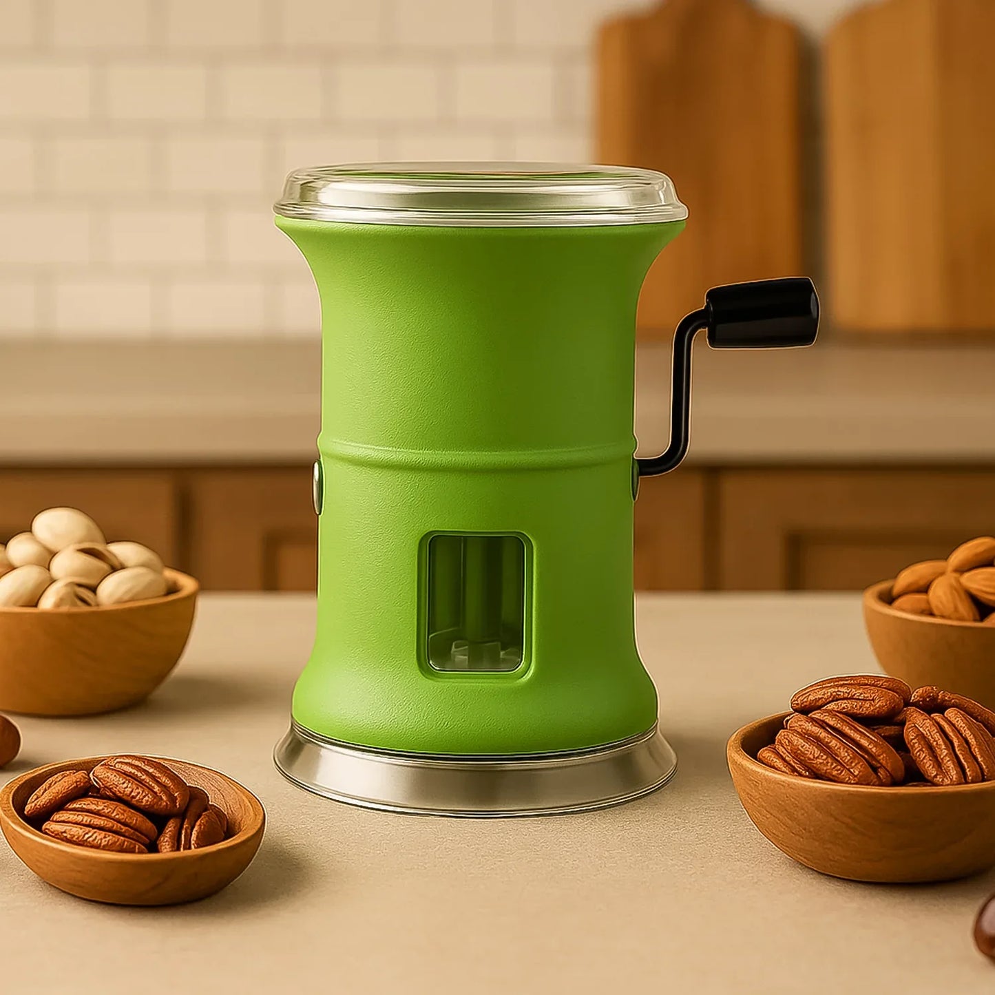Apex Ovel Manual Chilly Dry Fruit Cutter Grinder - Zidbik