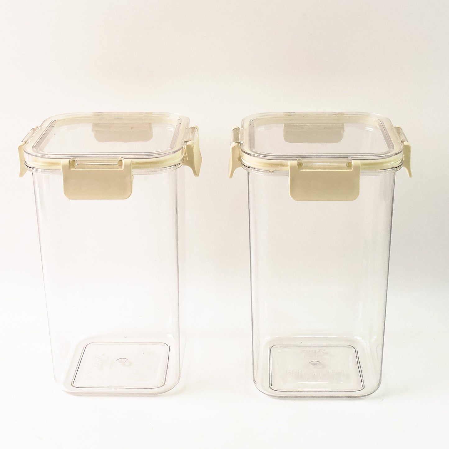 Apex Press N Lock Airtight Kitchen Storage Container Set (2pc1400ml) Approx - Zidbik