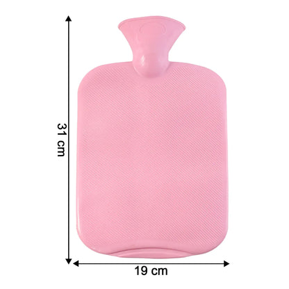 Premium Quality Rubber Hot Water Bag (31 X 19 Cm 1 Pc) - Zidbik
