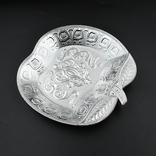 5479  Decorative Mukhwas Serving Tray Serving Mukhwas Plate Fancy Candy Tray Dry Fruit Serving Tray (1 Pc Set) - Zidbik