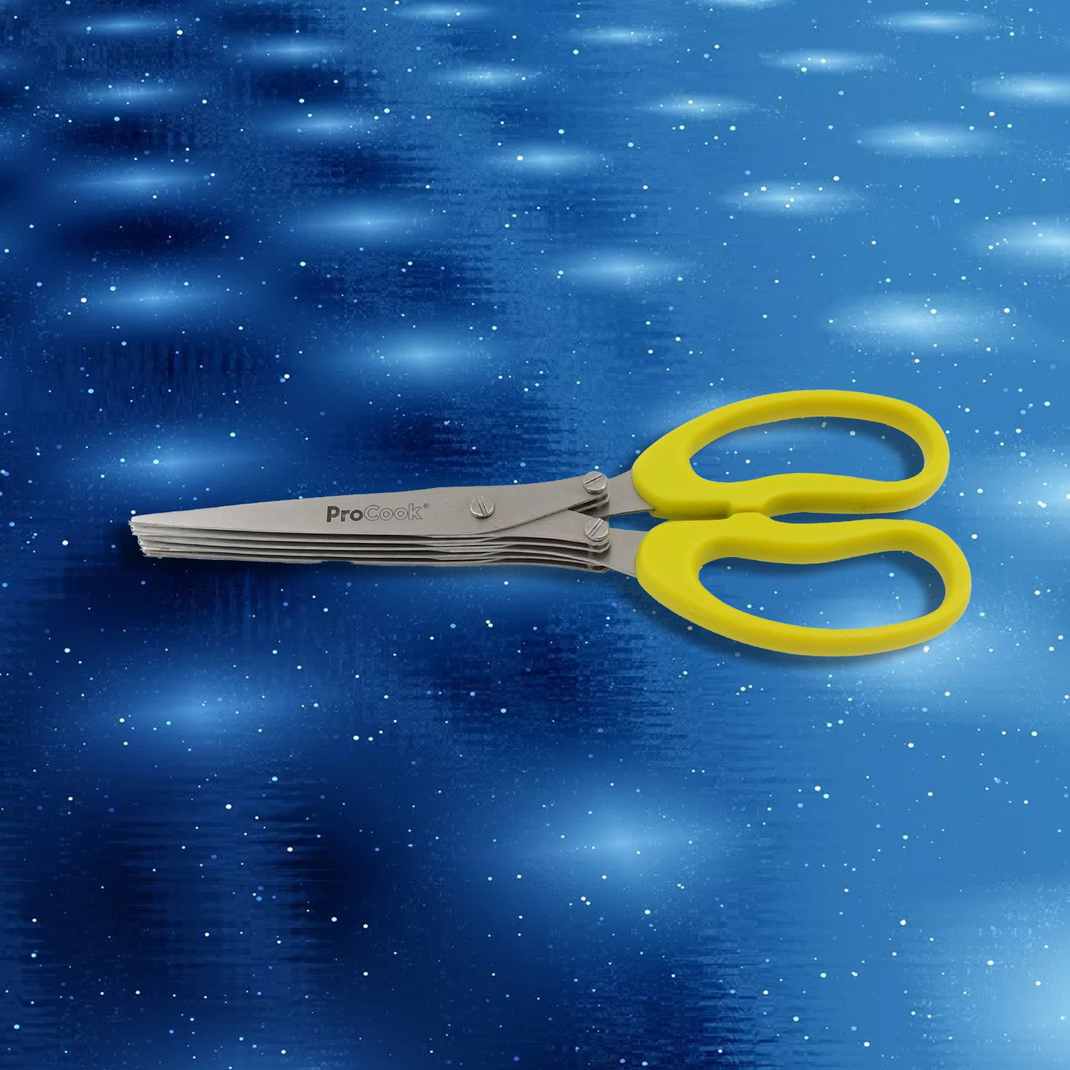 Multifunction Vegetable Stainless Steel Herbs Scissor With 5 Blades (1 Pc) - Zidbik