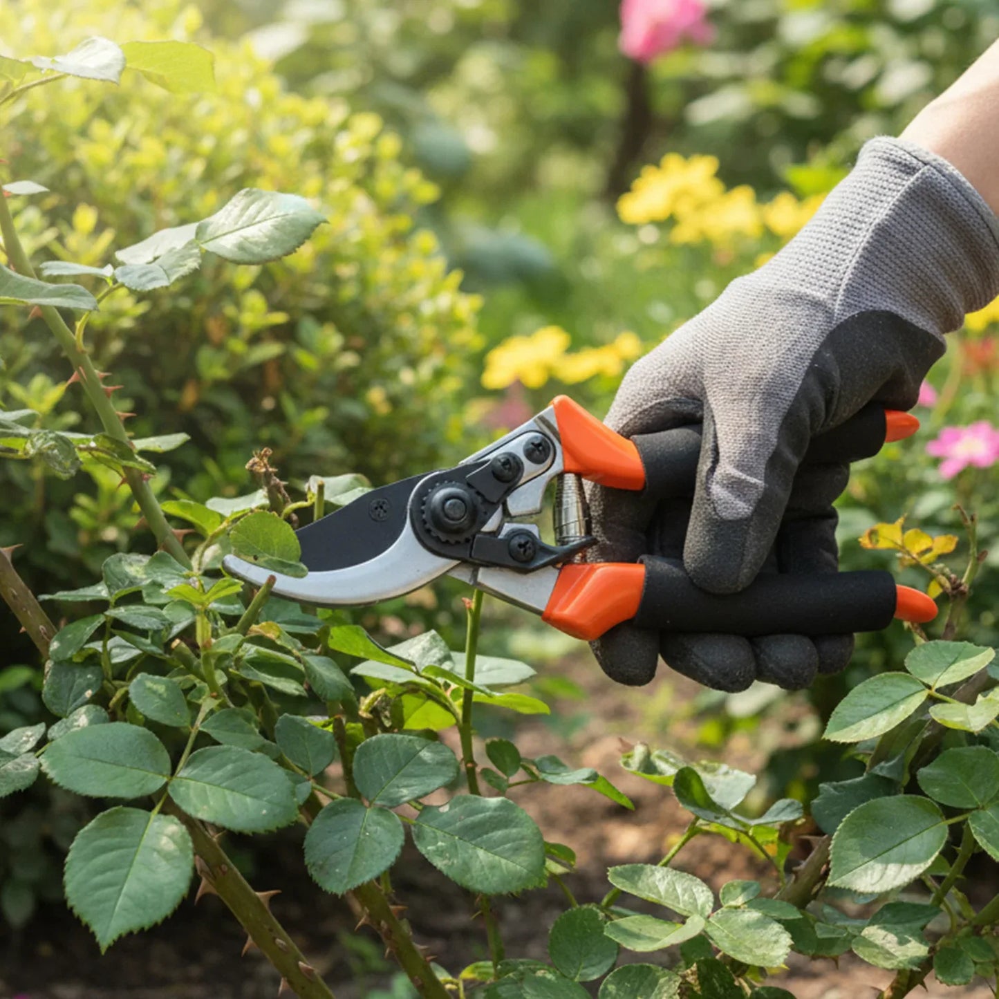 Heavy Duty Gardening Pruning Tool Combo Set (2 Pc Set) - Zidbik