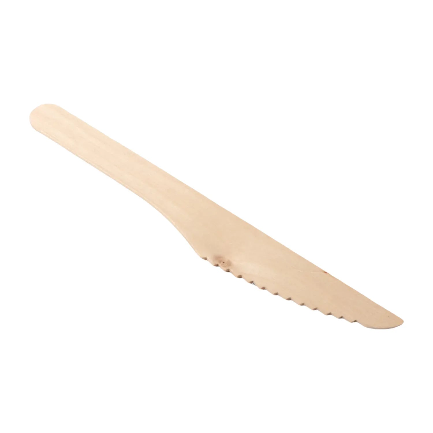 165mm Wooden Knife 30 Pcs Pack - Zidbik