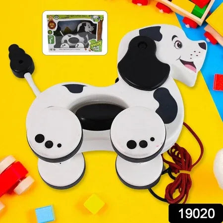 Dog Pull Along Toddler Toy With Attractive Design (1 Pc) - Zidbik