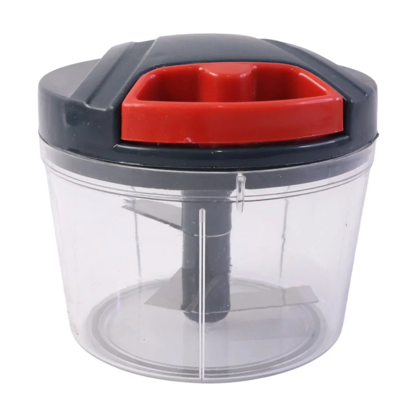 Compact Manual Hand-press Vegetable Chopper (1 Pc) - Zidbik