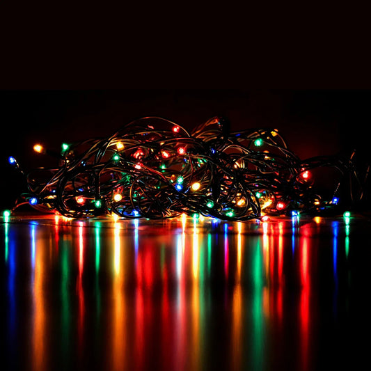 8344 3mtr Home Decoration Diwali Wedding Led Christmas String Light Indoor And Outdoor Light Festival Decoration Led String Light Multi-color Light (15l 3 Mtr) - Zidbik