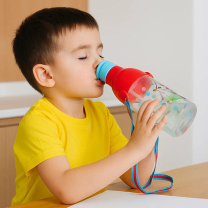 0273 Plastic Tranparent Sports Insulated Water Bottle With Dori Straw Easy To Carry High Quality Water Bottle Bpa-free Leak-proof For Kids School For Fridge Office Sports School Gym Yoga (1 Pc 800ml) - Zidbik