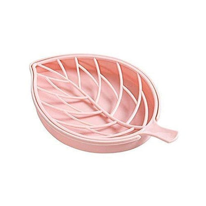 0832 Leaf Shape Dish Bathroom Soap Holder - Zidbik