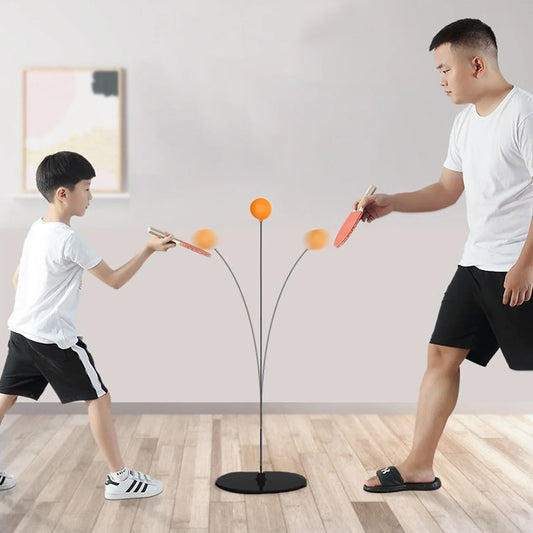 Portable Wiff Waff Rebound Table Tennis Trainer Set (1 Set) - Zidbik