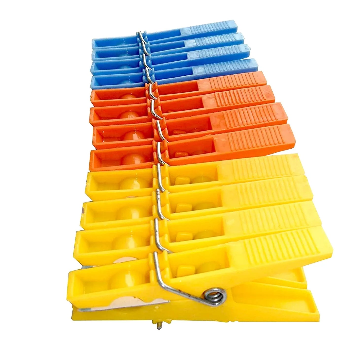 1364 Multipurpose 12 Pcs Cloth Clips (Multicolour) - Zidbik