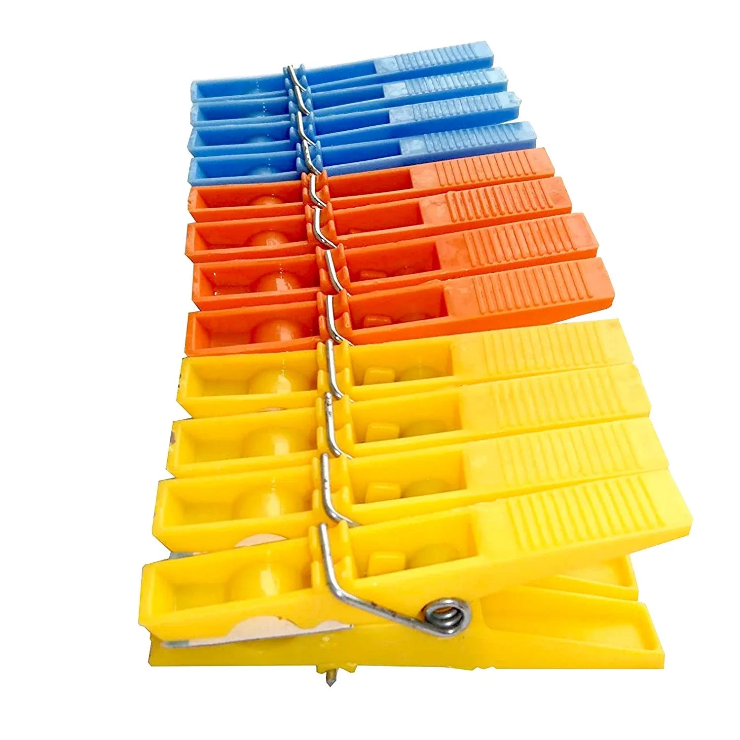 1364 Multipurpose 12 Pcs Cloth Clips (Multicolour) - Zidbik