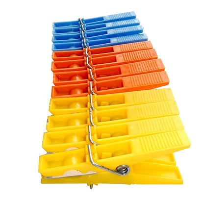 1364 Multipurpose 12 Pcs Cloth Clips (Multicolour) - Zidbik