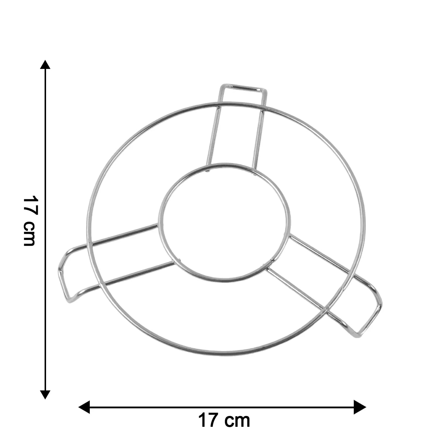 Stainless Steel Round Table Ring Hot Pot Stand (1 Pc) - Zidbik