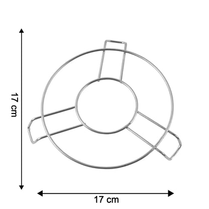Stainless Steel Round Table Ring Hot Pot Stand (1 Pc) - Zidbik