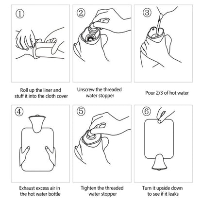 6738 Mix Design Printed Small Hot Water Bag For Pain Relief Neck Shoulder Pain And Hand Feet Warmer Menstrual Cramps Hot And Cold Therapy Leak Proof Pad (1 Pc) - Zidbik