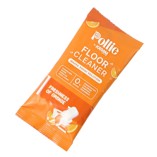 Pollic Kadam Concentrated Floor Cleaner Sachet Orange Fresh Fragrance (50 Gm) - Zidbik