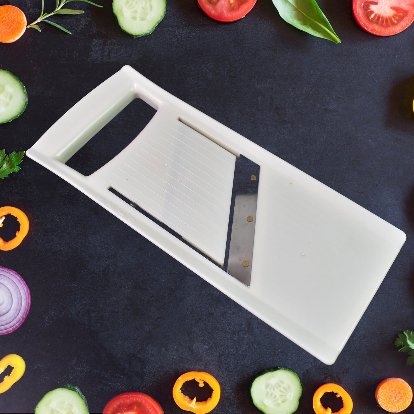 Adjustable Slicer For Cutting Fruits  Vegetable (1 Pc) - Zidbik