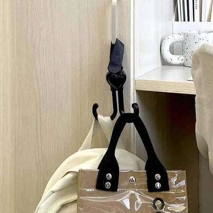 8742 Multi-purpose Strong Pushchair Hook Clip Baby Carriage Hook 360degree Rotating Black Stroller Clip For Hanging Bag Baby Carriage Hook For Cars Wheelchairs Walking Aids Bicycles Shopping Trolley Bicycles (1 Pc) - Zidbik