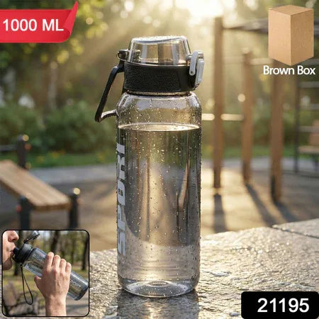 1000 Ml Leakproof Sports Water Bottle (1 Pc) - Zidbik