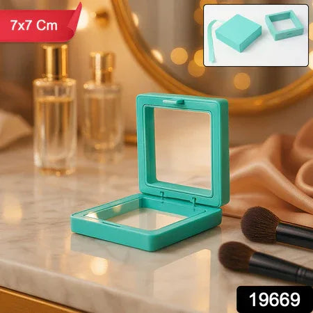 Transparent Jewellery Display Box (7x7 Cm 1 Pc) - Zidbik