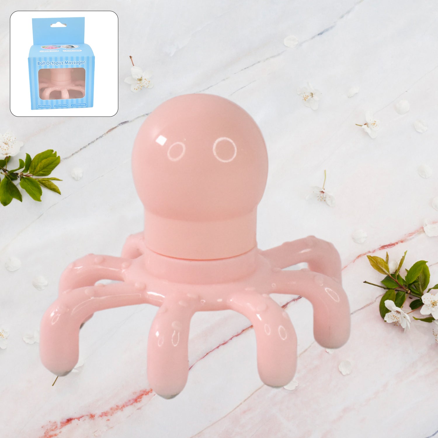 Scalp Relax Octopus Massager Octopus Claw Head Massager Long Lasting Ergonomic For Adults For Abdomen - Zidbik