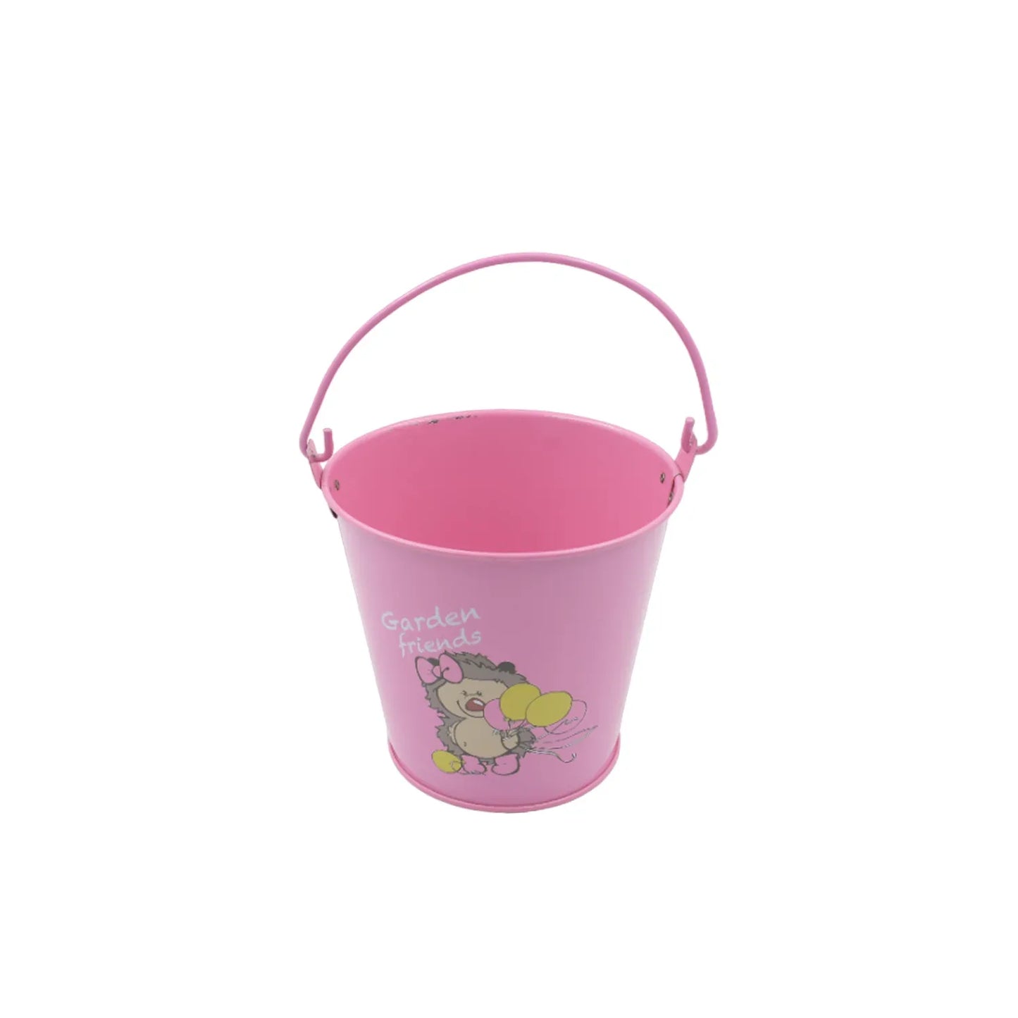 9274 Small Metal Buckets With Handles Bucket Plant Kids Pot Plant Succulents Metal Flower Bucket Metal Candy Bucket Ice Bucket Bucket Metal Succulent Flower Pot Creativity (1 Pc) - Zidbik