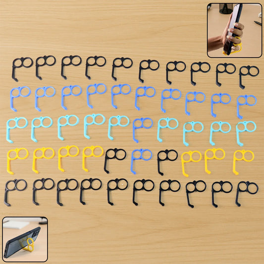 Plastic Hand Mobile Stand (Mix Color 50 Pc) - Zidbik