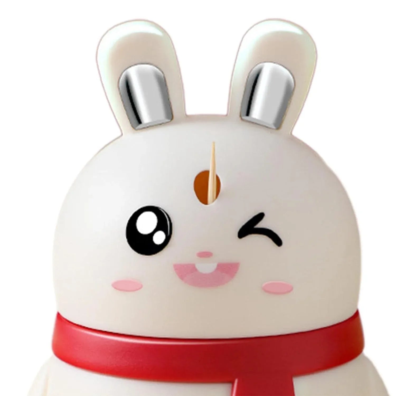 8842 Rabbit Shape Toothpick Dispenser Pressing Small Size Accessory Durable Red Home Garden Kitchen Dining Bar Kitchen Storage Organization Racks Holders Dining Room Table Decoration (1 Pc ) - Zidbik