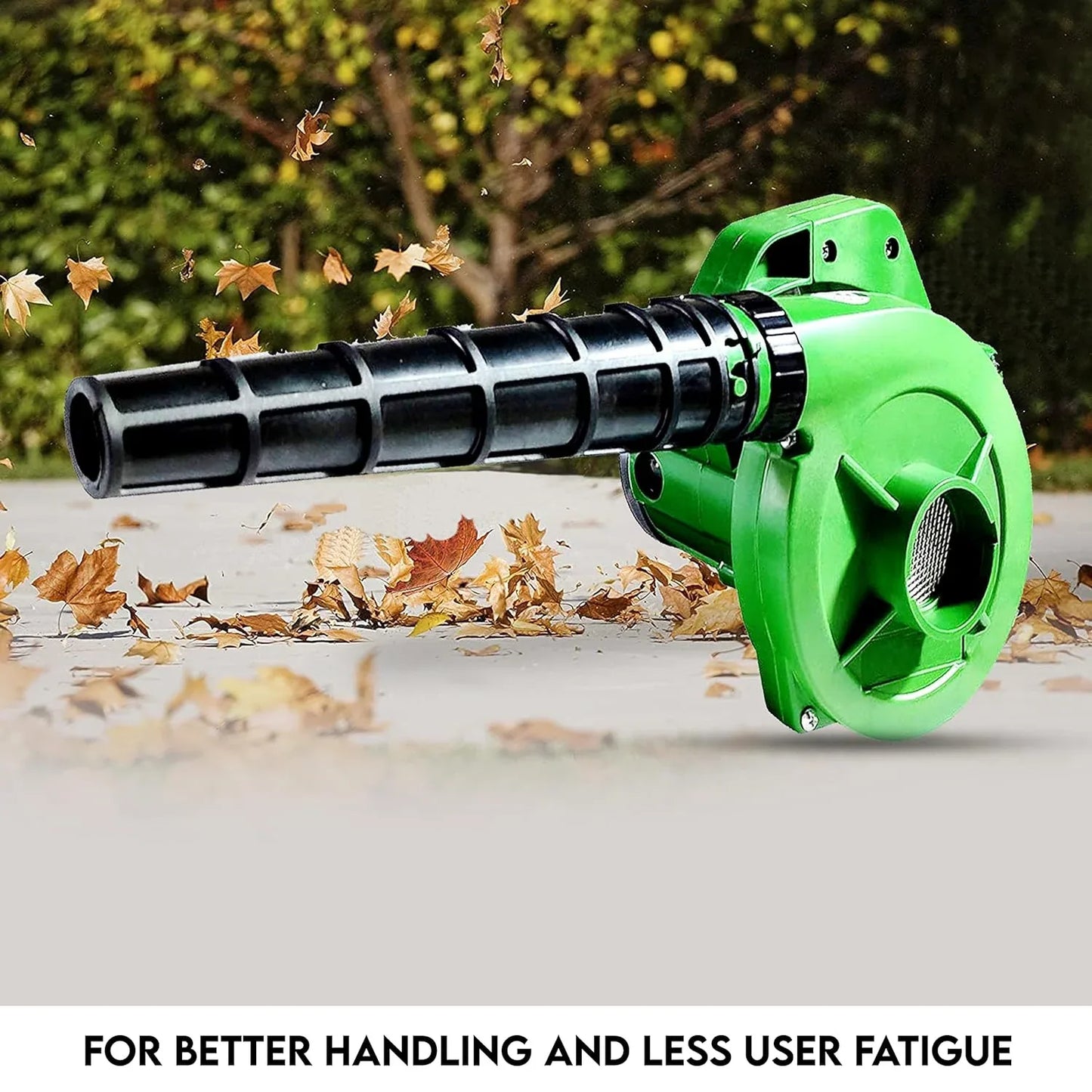 3158 650v Blower Portable Rifel Range Heavy Duty Air Blower Electric Air Blower For Homeofficecarpccomputer Dustgaragepatiogarden Leaftrash Cleaning (350w 2.3 M3min 13000 Rpm Green) - Zidbik