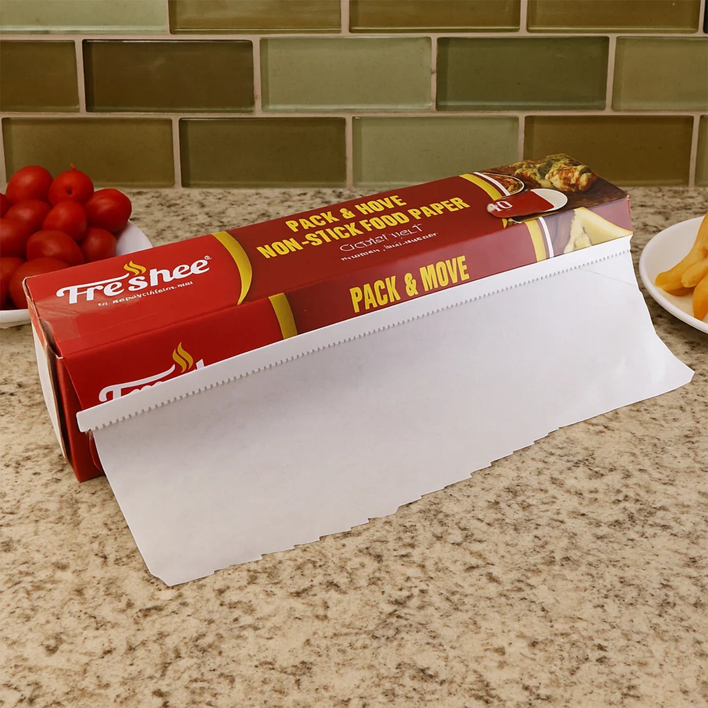 Freshee Pack Move Non-stick Food Paper 40 Meter + 5 Meter Free (Total 45 Meter) - Zidbik