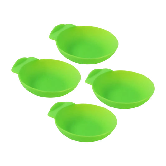 Idli Maker Cups (4 Pcs) Food-grade Silicone Non-stick Idli Dhokla Egg Poacher Moulds - Zidbik