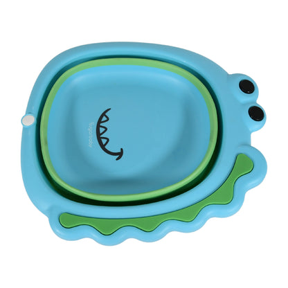 17513 Frog Shape Wash Basin Space Saving Multi Function Foldable Baby Wash Basin Easy Clean Lightweight Thicken For Washing Face For Home (3331cm  1 Pc) - Zidbik