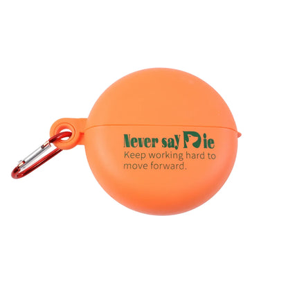 Plastic Round Multi-purpose Empty Storage Box With Keychain (1 Pc) - Zidbik