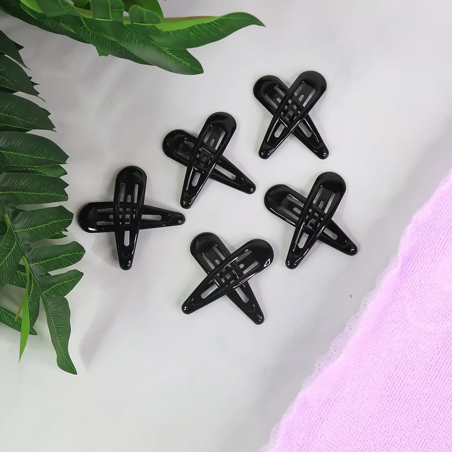 Metal Hair Clips Set (10 Pcs Set) - Zidbik