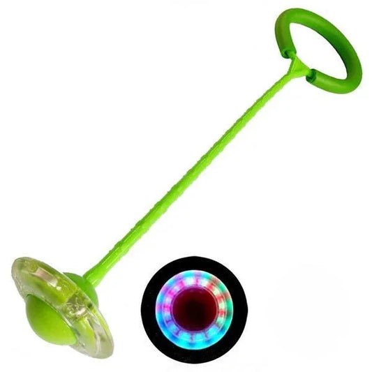 1665 Led Light Flashing Jumping Ring Ankle Skipping Jump Rope For Kids - Zidbik