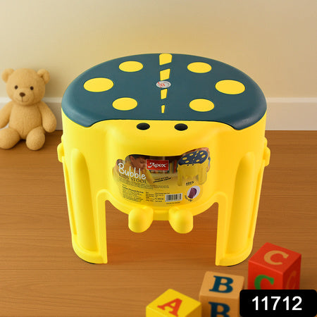 Apex Bubble Kids Stool  Durable Plastic Step Stool For Kids  (1 Pc) - Zidbik