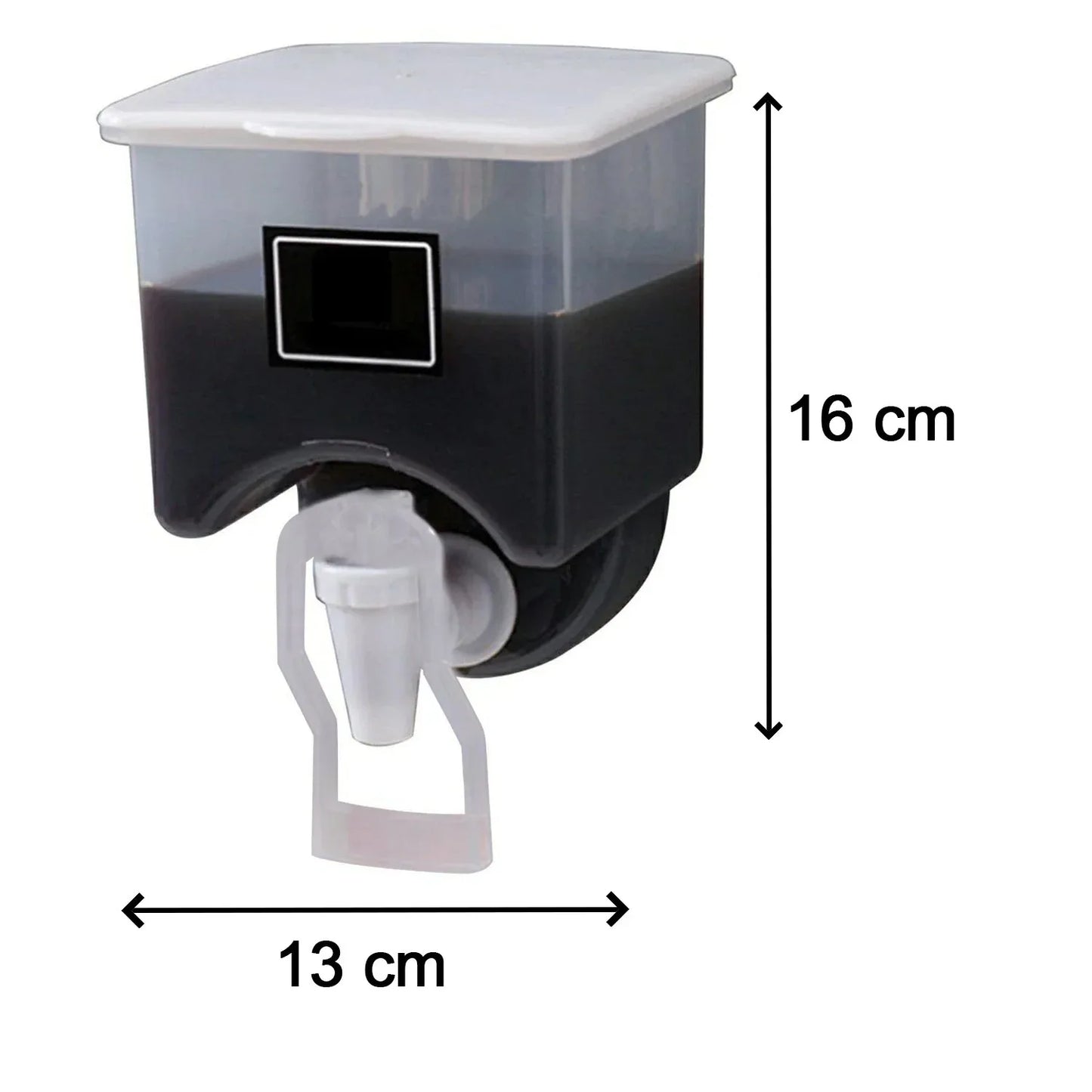 2972 Wall Mounted Oil Dispenser Bottle (1100ml Approx) - Zidbik