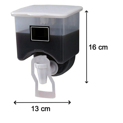 2972 Wall Mounted Oil Dispenser Bottle (1100ml Approx) - Zidbik