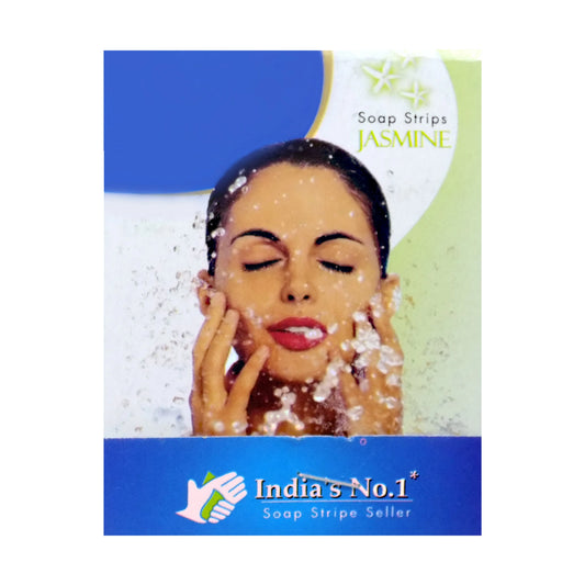 1311 Fresh Paper Soap Strips Traveling Hand Wash With Jasmine Fragrance (100pc) - Zidbik