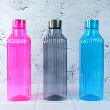 Transparent Fridge Water Bottles (3 Pc) - Zidbik
