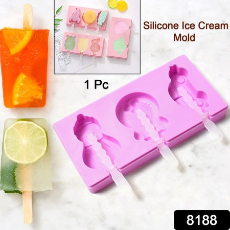 8188 Silicone Popsicle Molds Reusable Ice Cream Molds With Sticks And Lids. A Must-have Popsicle Mold For Summer. - Zidbik