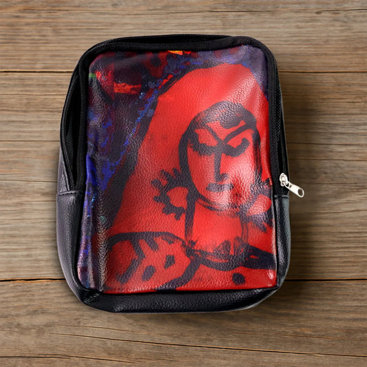 Handcrafted Multipurpose Zipper Pouch With Traditional Art Print (1 Pc) - Zidbik