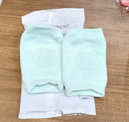 Mint Green Toddler Wool Knit Leg Warmer (Knee Guard) - Zidbik