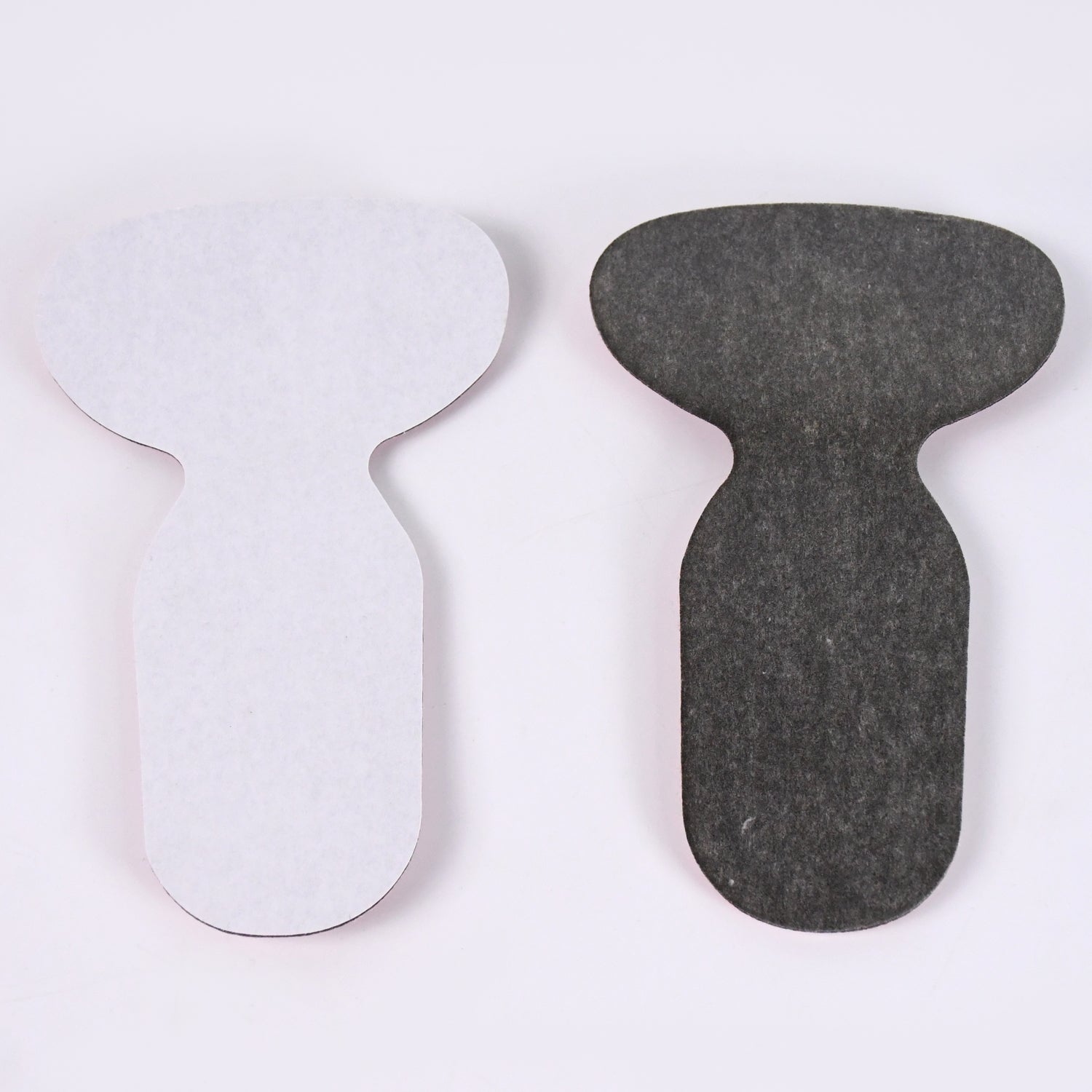 2 In 1 T Shaped Silicone Self Adhesive Shoe Heel Pads Insoles (1 Pair) - Zidbik