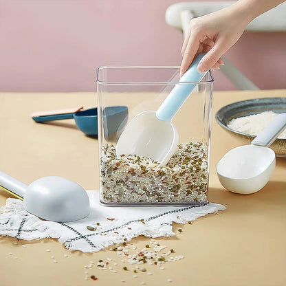 Large Plastic Measuring Spoons Flour Scoops For Home Kitchen (1 Pc) - Zidbik