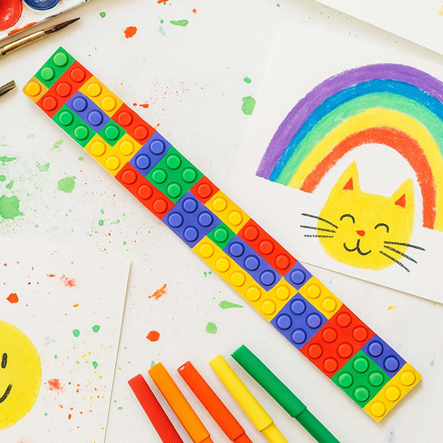 Colorful Snap Slap Bracelet Toy (12 Pc Set ) - Zidbik