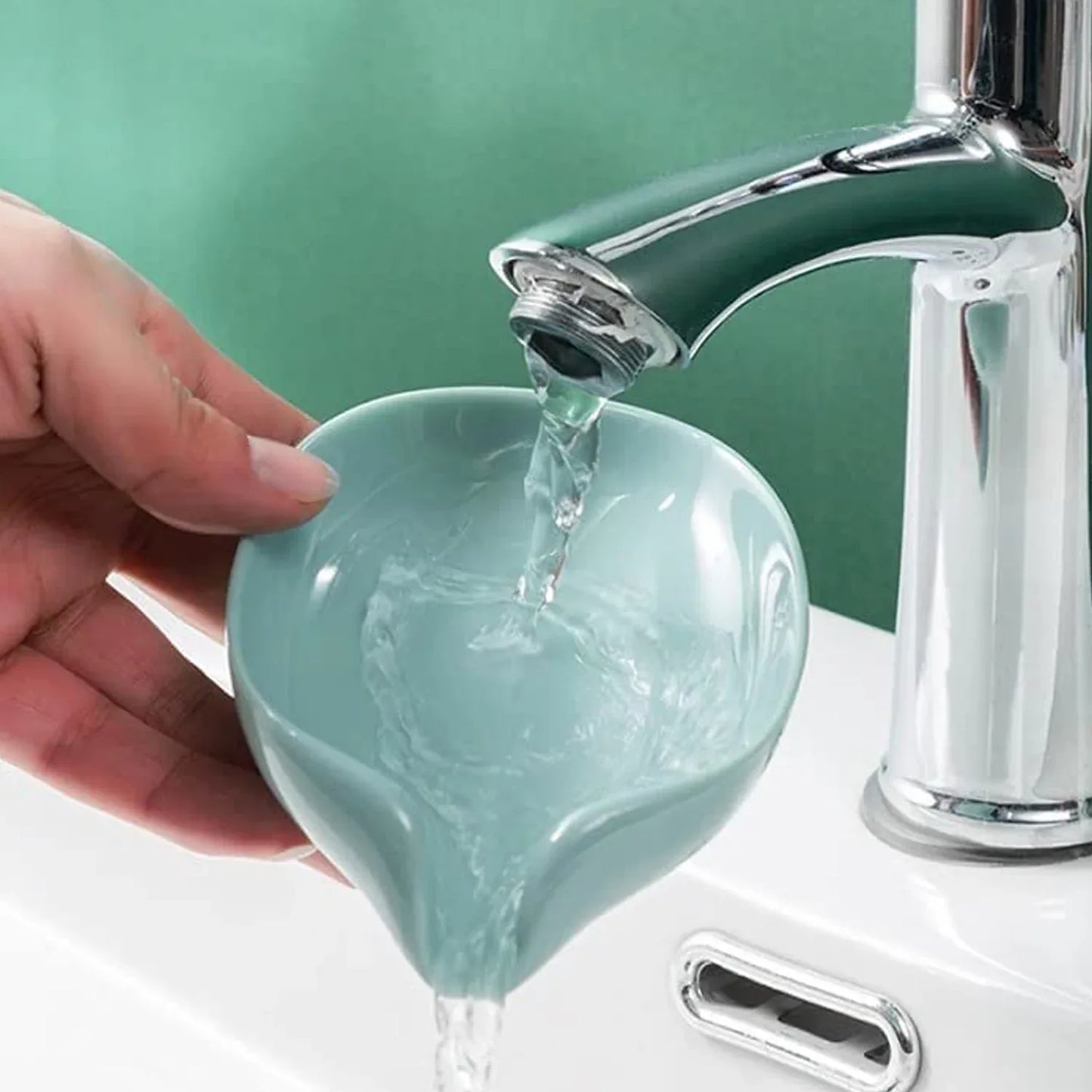 Soap Holder Stand Self Draining Soap Dish Holder Soap Box (1 Pc) - Zidbik